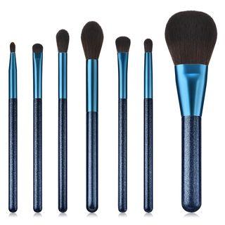 Set Of 7: Makeup Brush Set Of 7 - T-07059 - As Shown In Figure - One Size