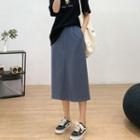 Cotton Midi Skirt