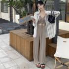 Set: Drawstring Camisole Top + Pants