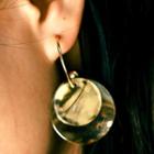 Double Disc Dangle Earring