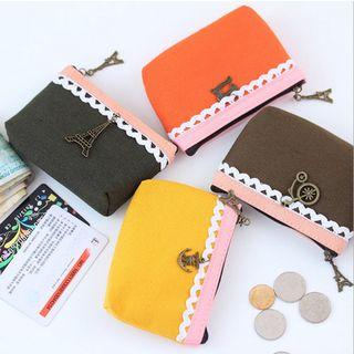 Color Block Coin Purse