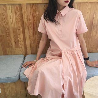 Pleated Stitching Dress