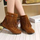 Fringe Short Boots