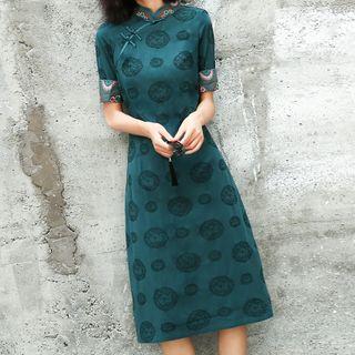 Short-sleeve Pattern Qipao
