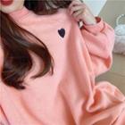 Heart Loose-fit Sweatshirt