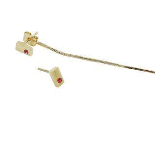 Chain Asymmetric Earrings One Size