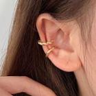 Set Of 2: Ear Cuff 1 Pair - Gold - One Size