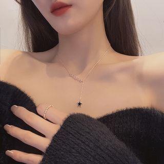 Star Necklace X370 - Rose Gold - One Size