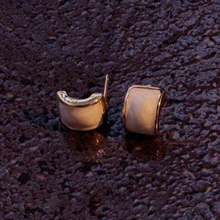 Curve Glaze Alloy Earring