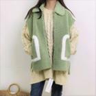 Faux Shearling Zipper Vest