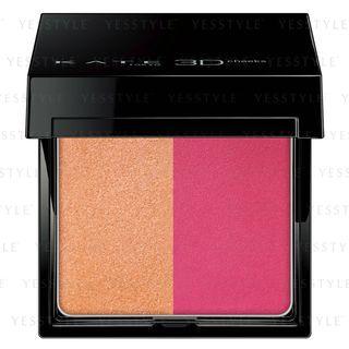 Kanebo - Kate 3d Contrasting Cheeks With 2 Way Brush (#rs-1) 6.4g