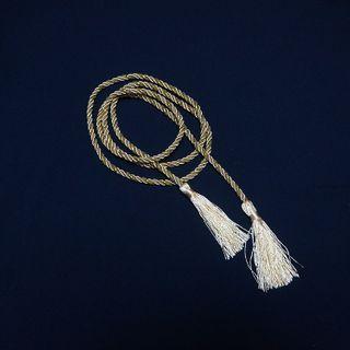 Fringed Robe Sash Light Gold - 160cm