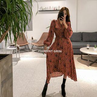 Hanky Botanical Long Shirtdress