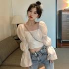 Square-neck Blouse / A-line Dress