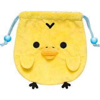 San-x Kiirotori Drawstring Pouch One Size