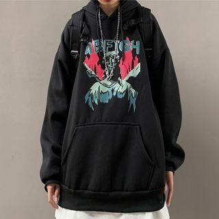 Statue Print Hoodie