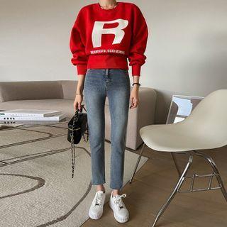 [the Denim] Band-waist Slim-fit Jeans