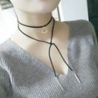 Geometric Drop Tie-neck Choker