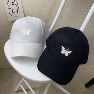 Butterfly Print Baseball Cap