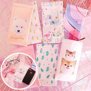 Printed Soft Eyeglasses Case