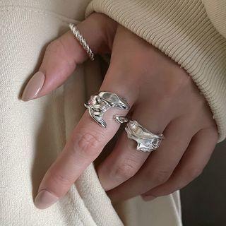 Melting Sterling Silver Open Ring (various Designs)