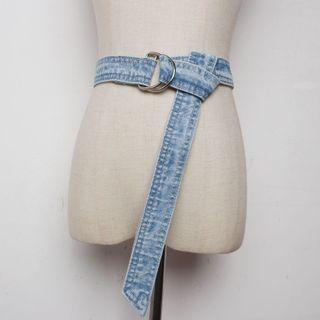 Denim Double D-ring Belt