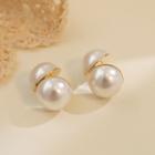 Faux Pearl Earrings As Shown In Figure - One Size