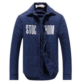 Lettering Puffer Jacket