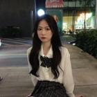 Plaid Mini Skirt / Ribbon Buttoned Blouse / Cardigan