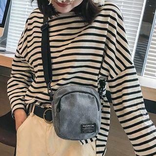 Letter Tag Crossbody Bag