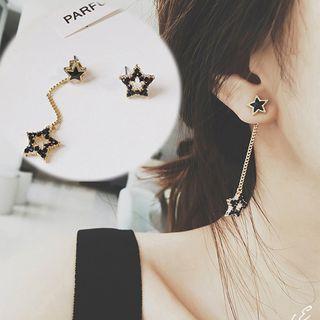 Star Non Matching Earrings