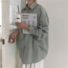 Dropped Shoulder Loose-fit Shirt