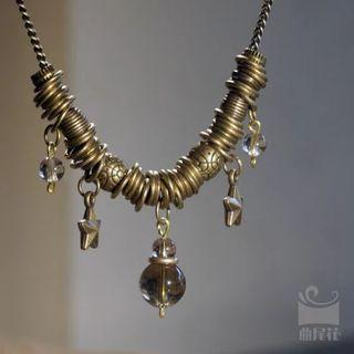 Multi-charm Necklace As Figure - One Size