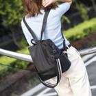 Zipper Accent Strapped Backpack