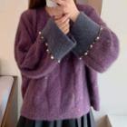 Beaded Glitter Sweater