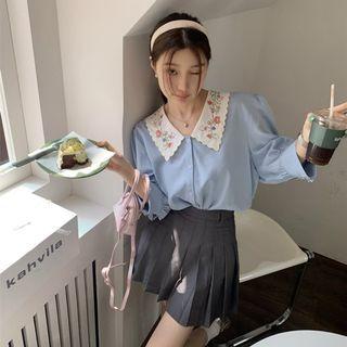 Embroider Floral Blouse