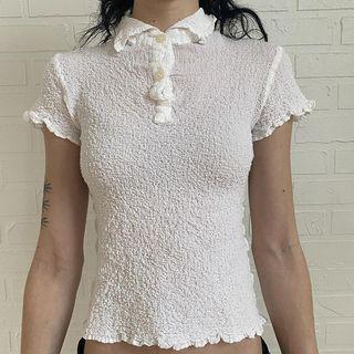 Short-sleeve Textured Slim Fit Polo Shirt