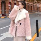 Faux Fur Toggle Jacket