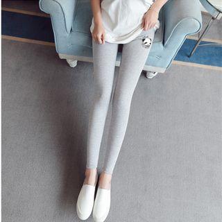 Panda Embroidered Leggings