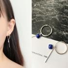 925 Sterling Silver Stone Earring E062 - Stone Earring - One Size