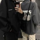 Couple Matching Applique Zip Light Jacket