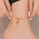 Gourd Pendant Alloy Necklace Gold - One Size
