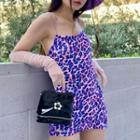 Leopard Sleeveless Mini Dress