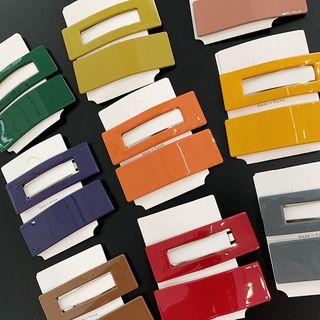Set: Rectangular Hair Clip