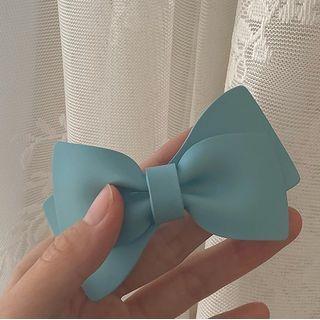 Bow Hair Clip 1 Piece - Hair Clip - Blue - One Size