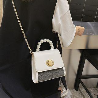 Beaded Grip Crossbody Bag