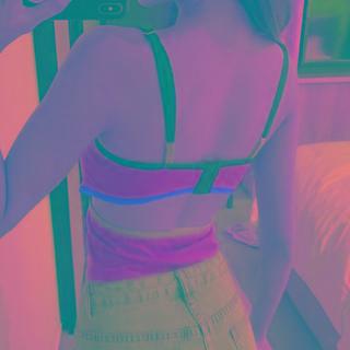 Contrast Open Back Camisole As Shown In Figure - One Size