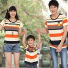 Family Stripe Short-sleeve T-shirt