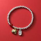 Tiger Bead Bracelet 1 Pc - Silver - One Size
