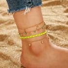 Set Of 4: Anklet (various Designs) 8612 - One Size